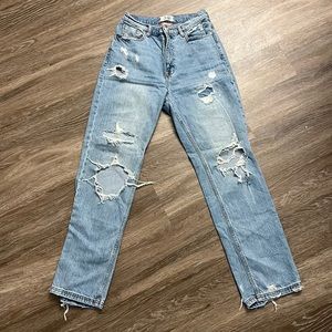 Free People CRVY Straight Shooter Jeans